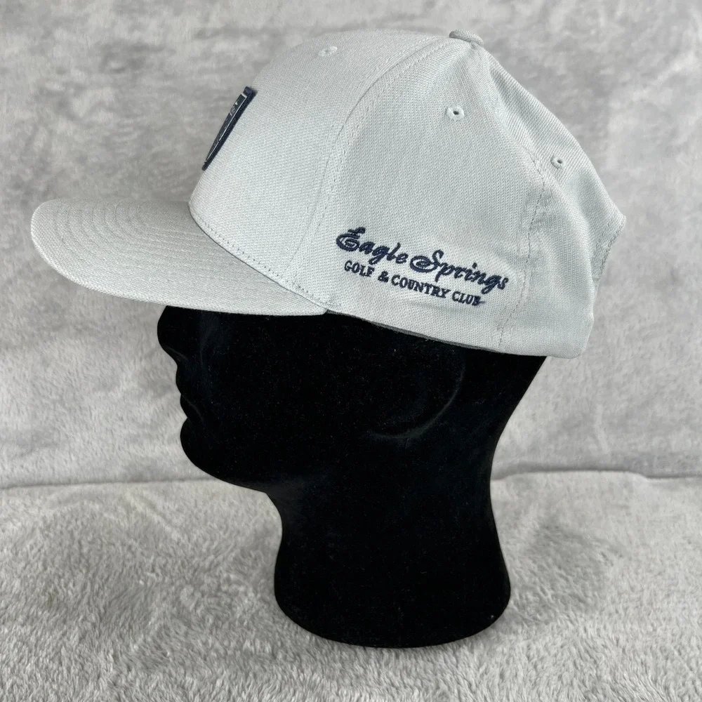 TravisMathew Eagle Springs Golf Snapback Hat Gray California Country Club Cap